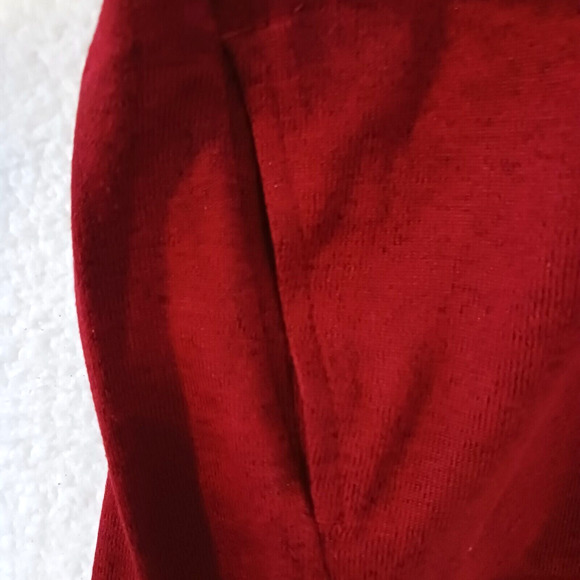 Alex - Abby Women's Pullover Shirt Sweater‎ Cowl Neck Red Size 1X New - Picture 8 of 9